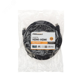 Кабель HDMI - HDMI с фильтрами, 15м., GOLD PROconnect