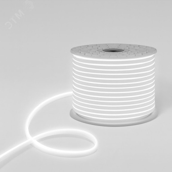 Гибкий неон LED SMD 8х16 мм, белый, 120 LED/м, 100 м