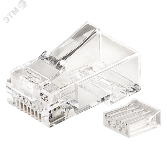 Коннекторы 8P8C (Компьютерные разъемы) U/UTP Cat.6 3U (RJ-45) Уп. 100шт.