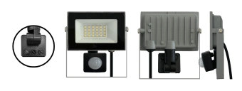 30W/4200К SENSOR (СЕРЫЙ) 220-240В 2550Лм 122x150x45мм - Светодиодный прожектор с датчиком движения и освещённости FOTON LIGHTING