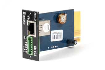 SNMP-модуль DU 803 SKAT UPS-1000-10000 RACK Мониторинг и упр-е по Ethernet