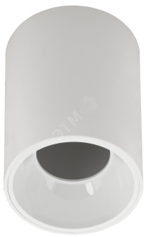 LIGHTING Светильник 4111 накладной потолочный под лампу GU10 белый пластик IEK