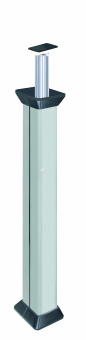 Колонна Connect односторонняя CIMA, с телескопическим упором 715 (125)х1095 (164) мм, 3 м, SC, алюм-графит
