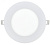 Светильник светодиодный встраиваемый ДВО 1605 белый круг LED 12Вт 4000K IP20