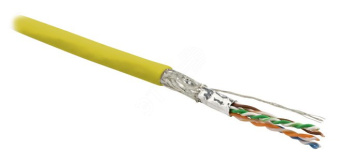 Кабель SFUTP4-C6-P26-IN-LSZH-YL-500 (500м)витая пара экраниров SF/UTPкат.6