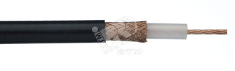 Кабель коаксиальный RG-6 75 Ом (ТВ/SAT/CATV) 18 AWG медь solid PVC (500м)