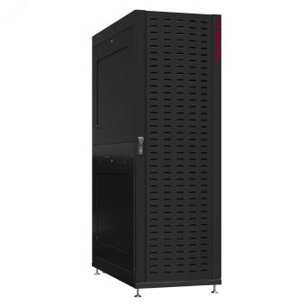 Шкаф серверный 24U 600х1200 передняя дверь: протект IP41. задняя дверь: двустворчатая глухой металл IP51. боковые панели: глухой металл. цвет: черный RAL9005 