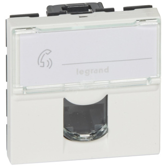 Mosaic Розетка компьютерная RJ45 2 модуля категория 5