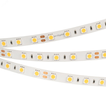 Лента RT-B60-10mm 24V Warm3000 (14.4 W/m, IP20, 5m) (Arlight, Открытый)