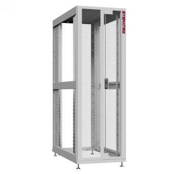 Шкаф серверный 42U 800х1070 передняя дверь: двустворчатая перфорированная IP20. задняя дверь: без. боковые панели: без. цвет: серый RAL7035 