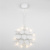 Фигура светодиодная «Снежинка» на батарейках 3AAA (не в/к) ULD-H1819-012/STA/3AAA WARM WHITE IP20 SNOWFLAKE 18х19см Подвесная 12 светодиодов Теплый белый свет  Провод прозрачный