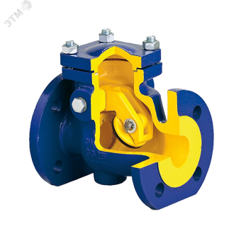 Обратный клапан V302-200 DN 200 PN 16 Тмакс.град 300 ф/ф чугун/нерж (Zetkama)