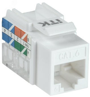 Модуль Keystone Jack кат. 6 UTP 110 IDC 90 град.
