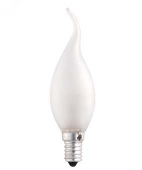 Лампа накаливания CT35 60W E14 frosted (свеча на ветру)