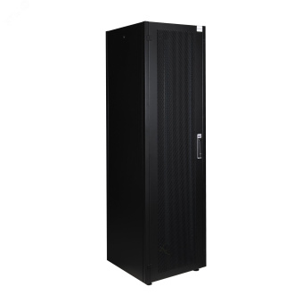 Шкаф нап. 19', 36U 600х600, перед. дв. перф., задн. стен. перф., чер. DATAREX