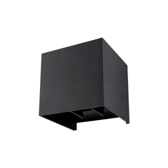 2x5W/3000+4000+6000K IP65 2x500Lm Чёрный - Светодиодный настенный светильник FL-LED WallCube FOTON LIGHTING