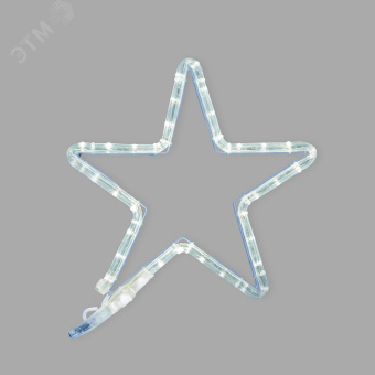 Фигура световая звездочка LED белый, размер 30x28 см