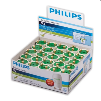 S2 4-22W 110-240V | 25 шт - упаковка | - Стартер для люминесцентных ламп PHILIPS