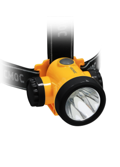 Фонарь налобный аккумуляторный , 3W LED, аккум. 3,7V 1200 mAh, 240 Lm, 8 часов,