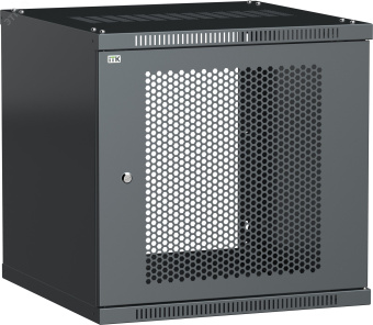 Шкаф LINEA WE 12U 600x650мм дверь перфорированная черный