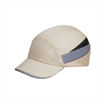 Каскетка RZ BioT CAP бежевая (защитная, ударопрочная, укороченный козырек, светоотражающие вставоки, регулировка по размеру головы с 56 см по 59 см с помощью застежки-блочк, -10°C + 50°C )