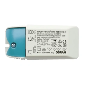 HTM 105/230-240 108x52x33mm - Трансформатор электронный для галогенных ламп OSRAM