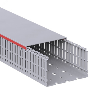 Короб перфорированный RL6 100x60 серый QUADRO