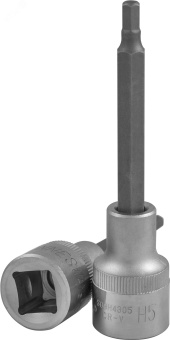Насадка торцевая 1/2''DR с вставкой-битой шестигранной, H7, 100 мм