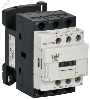 Контактор ARMAT КМИ-А-10612 LC1D 6А 230В/АС3 1НО/1НЗ