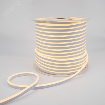 Гибкий неон LED SMD 8х16 мм, тёплый белый, 120 LED/м, 100 м