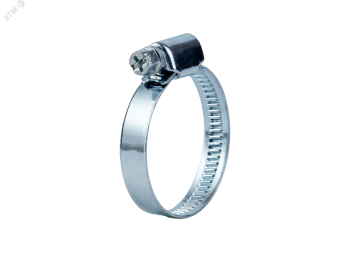 Хомут червячный 50-70/9 W1 оцинкованная сталь 1Л 50-70-7 ГОСТ 28191-89