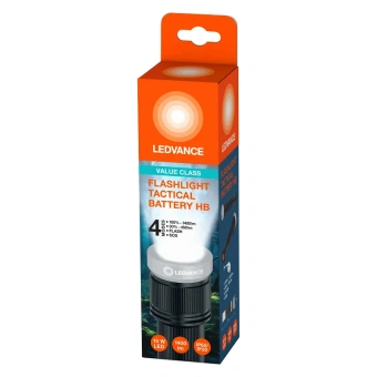 Фонарик тактический | 15W/4000K/1400Lm/IP65 | Батарейки 6хАА | - LEDVANCE