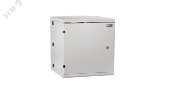 Шкаф напольный двухсекционный 19д 9U IP55 Ш600хВ504хГ600мм серый.