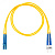 Шнур оптический коммутационный (патч-корд), LC-ST, дуплекс (duplex) OS2, нг(А)-HF, желтый, 7,0 м