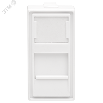 Модуль розетки 45х22,5 8P8C (RJ-45) cat.5e