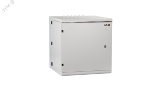 Шкаф настенный двухсекционный 19д 6U IP55 Ш600хВ371хГ600мм серый.