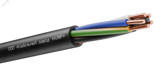 Кабель силовой ВВГнг(А)-LS 5х6 (N,PE)-0.660 однопроволочный