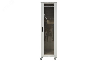 Шкаф напольный телекоммуникационный 19д33U(800x1000) передняя дверь стекло