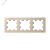 ATLASDESIGN рамка трехпостовая, универсальная, ПЕСОЧНЫЙ ATLASDESIGN рамка трехпостовая, универсальная, ПЕСОЧНЫЙ