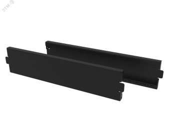 Элементы боковые цоколя 100 мм RS52 00.120 RAL7021 (2 шт.)