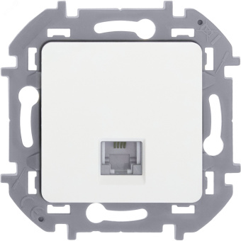 Телефонная розетка RJ11 INSPIRIA белый