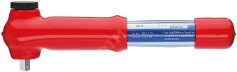 Ключ динамометрический VDE 1000V DR 3/8 5 - 25 Н·м L-290 мм диэлектрический