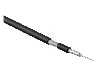 Кабель коаксиальный RG-58 50 Ом жила - 20 AWG 4.95мм PVC черный (500м)