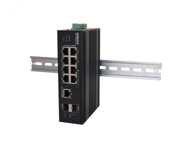 Коммутатор неуправляемый 8 портов Base-TX/GE/SFP 10 100 Мб/с PoE 300Вт