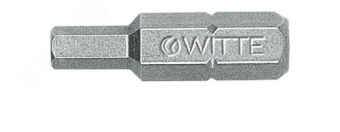 Бита шестигранная HEX4 х 25 мм 1/4'' C6.3 Industrial пластик.уп. 10 шт