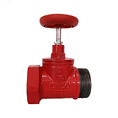 Клапан пожарный чугунный КПКП 65-1 Ду65 Ру16 муфта-резьб прямой