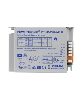 PTi 35/220-240 S 110x75x30мм - ЭПРА для МГЛ OSRAM