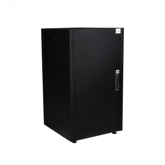 Шкаф нап. 19', 20U 600х600, перед. дв. мет, задн. стен., мет, чер. DATAREX