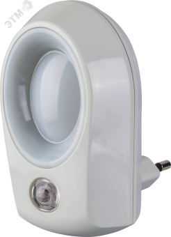 Ночник светодиодный 0.5w LED NNL-SNR01-WH фотореле белый