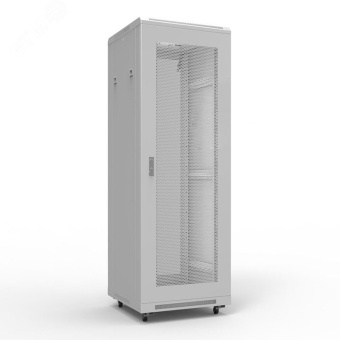 Шкаф напольный 19 Standart 32U 0.6х0.6м перфорация RAL7035 из 2частей,